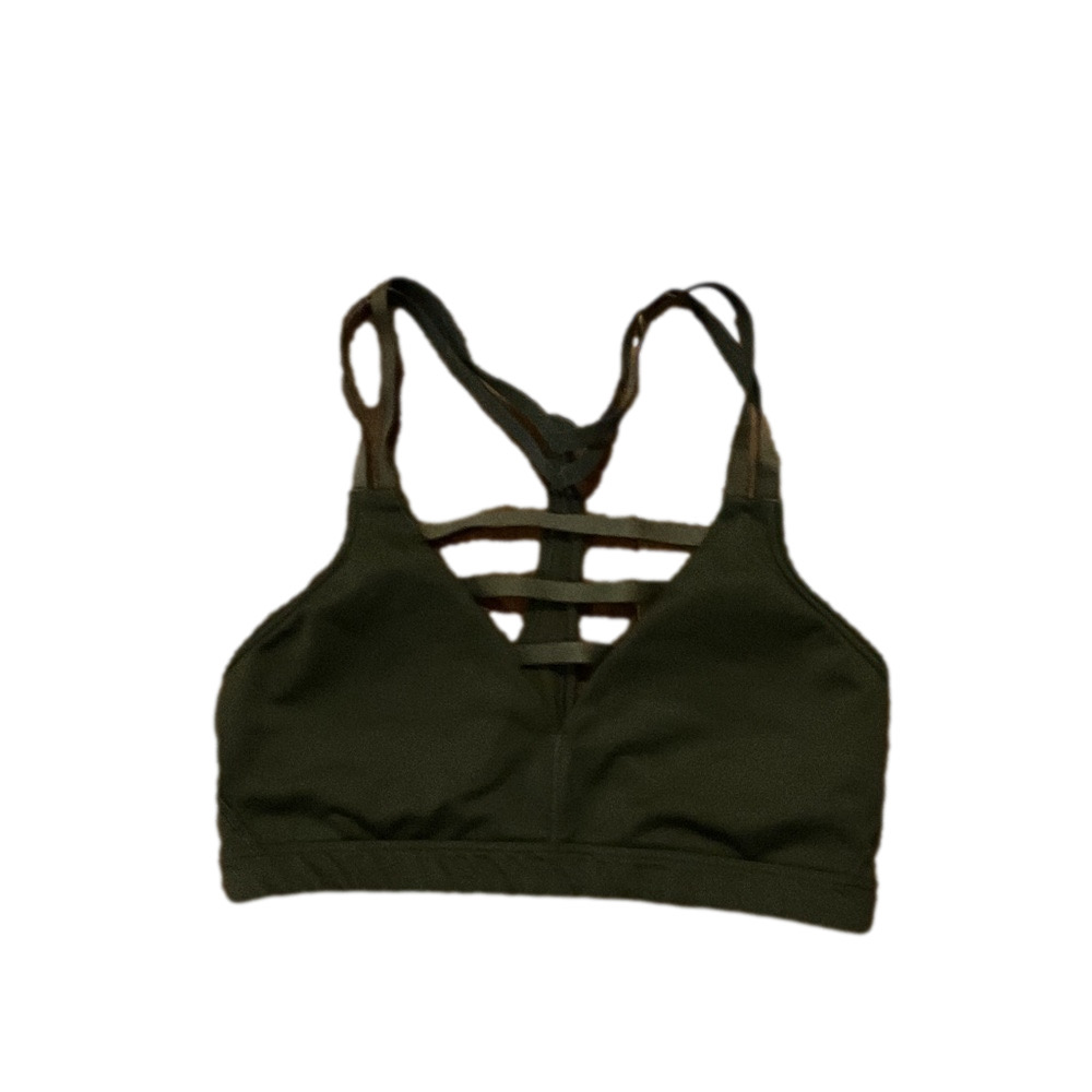 Victoria's Secret Olive Strappy Sports Bra
